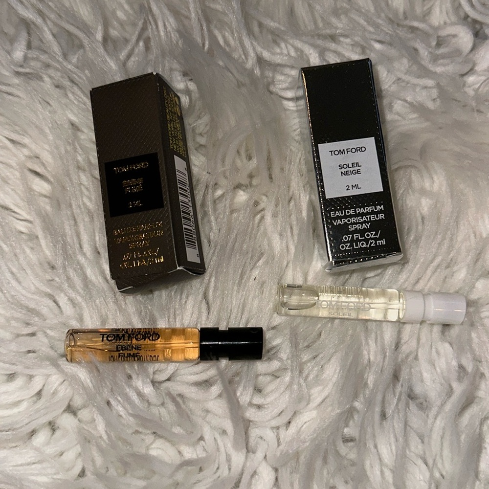 2pc Tom Ford sample ebene fume & soleil neige